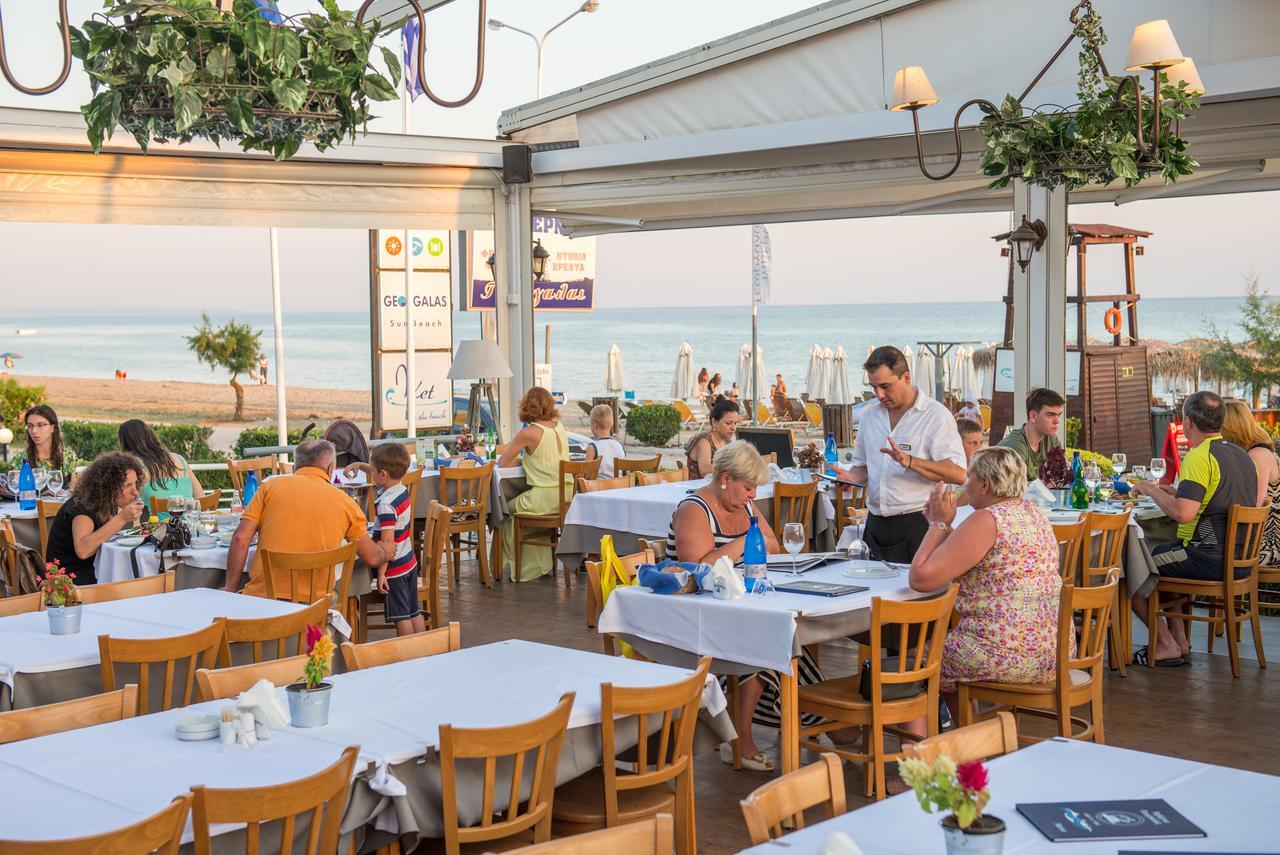 Georgalas Sun Beach Rooms Nea Kallikrateia Экстерьер фото