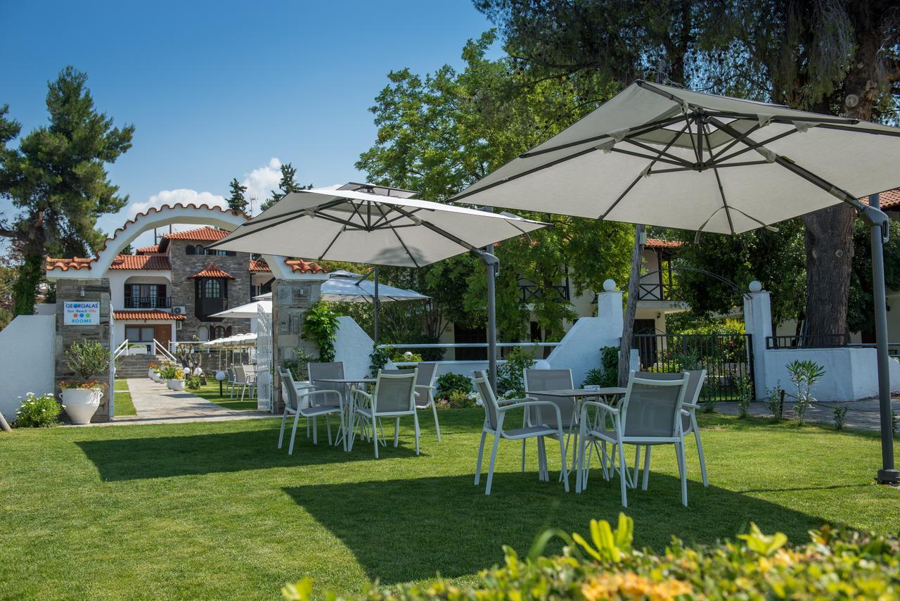 Georgalas Sun Beach Rooms Nea Kallikrateia Экстерьер фото